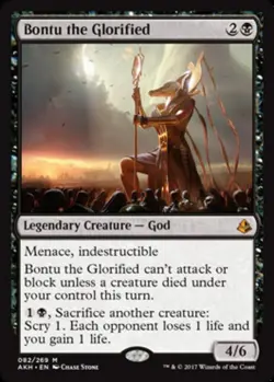 1 x Bontu the Glorified - Amonkhet - Light Play - MTG - Image 1