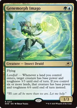 FOIL GENEMORPH IMAGO mtg NM Edge of Eternities 1 Rare - Image 1