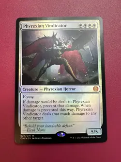 *** Phyrexian Vindicator *** FOIL Phyrexia: All Will Be One NM/LP MTG English - Image 1
