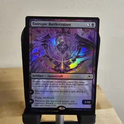 Entropic Battlecruiser Edge of Eternities 99 Near Mint FOIL - Image 1