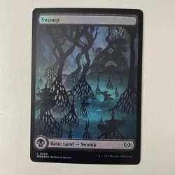 Magic the Gathering Wilds of Eldraine #0264 Swamp Foil Land - Image 1