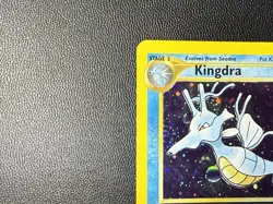 Pokemon TCG Kingdra Neo Genesis Unlimited Holo Rare 8/111 MP SWIRL💫 - Image 5