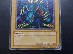 Yugioh - Tri-Horned Dragon LOB-000 Secret Rare Original - Image 3