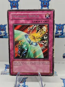 Draining Shield AST-054 Unlimited Rare Yugioh HP - Image 1