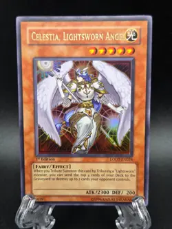 Celestia, Lightsworn Angel [1st Edition] LODT-EN024 YuGiOh Light of Destruction - Image 1