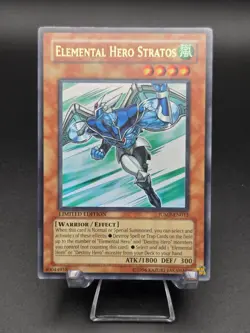 Elemental Hero Stratos JUMP-EN012 Shonen Jump Magazine Promos Limited Edition - Image 1