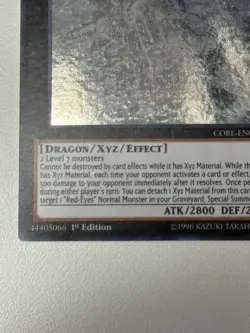 Red-Eyes Flare Metal Dragon (Ghost Rare) CORE-EN054 Clash of Rebellions 1st... - Image 5