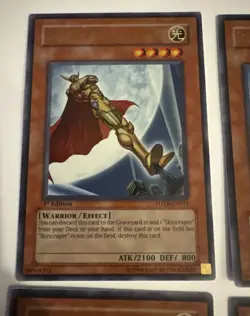 1x Elemental Hero Captain Gold FOTB-EN014 Ultra Rare 1st Ed Near Mint Yugioh - Image 2