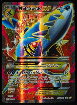 Mega Sharpedo EX #XY200a NM Pokemon Card - Image 1