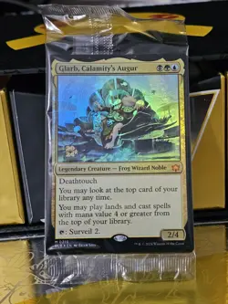Glarb Calamity's Augur Bloomburrow Prerelease Promo Sealed Magic MTG Mint Card - Image 1