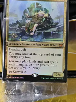 Glarb Calamity's Augur Bloomburrow Prerelease Promo Sealed Magic MTG Mint Card - Image 5