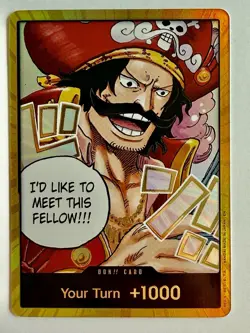 One Piece Gol.D.Roger GOLD DON!! Card (OP-13) English - Image 1