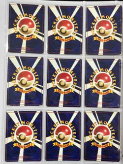 Lot 90 Vintage Japanese Pokemon Card Set MP Old Back Mewtwo Dark Charizard - Image 3