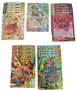 Dragon Ball Super SS Broly Deck Extra Green Red Card Lot DBS TCG - Image 1