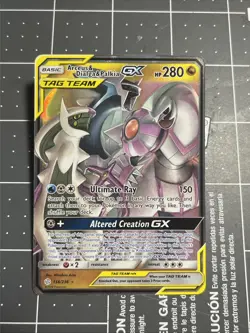 Arceus & Dialga & Palkia GX 156/236 Sm-Cosmic Eclipse Holo Card NM - Image 1