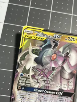 Arceus & Dialga & Palkia GX 156/236 Sm-Cosmic Eclipse Holo Card NM - Image 4