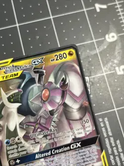 Arceus & Dialga & Palkia GX 156/236 Sm-Cosmic Eclipse Holo Card NM - Image 5