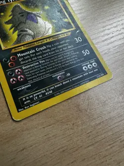 Pokemon TCG Shining Tyranitar Neo Destiny Holo Card 113/105 Unlimited Shiny Rare - Image 3