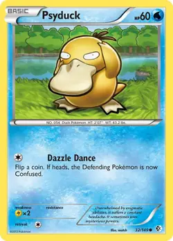Psyduck 32/149 Common Boundaries Crossed Pokemon Card - Image 1