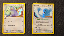 Pokemon Cards Ex Dragon Frontiers Reverse Holo Stamped Seel & Dewgong - LP/MP - Image 1