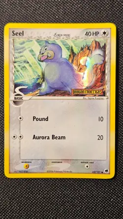 Pokemon Cards Ex Dragon Frontiers Reverse Holo Stamped Seel & Dewgong - LP/MP - Image 2