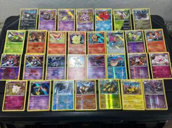 (30) Pokemon Cards Lot WOTC Vtg Holo STAMPED REVERSE Milotic Victini Ninetales - Image 1