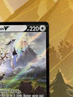 Pokemon Sword & Shield Promo Cards SWSH204 Arceus V NM - Image 3