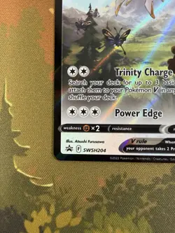 Pokemon Sword & Shield Promo Cards SWSH204 Arceus V NM - Image 4