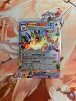 Pokemon TCG Card S&V - Prismatic Evolutions Flareon EX - 014/131 Double Rare - Image 1