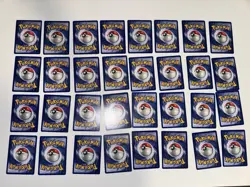 Fossil 32/62 Card Vintage WOTC Pokemon Card Lot (Mostly MP, No Duplicates) - Image 2