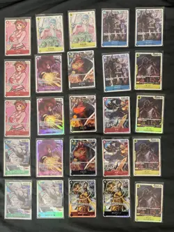One Piece TCG SR Japanese Lot of 25 Cards NM Koala Kouzuki Hiyori Sakazuki Sabo - Image 1