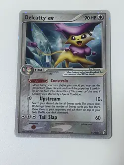 Pokemon Cards: EX Crystal Guardians Rare Holo: Delcatty EX 91/100 NM - Image 1