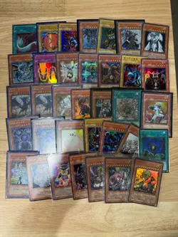 Yugioh OCG Japanese Vintage Holos Trading Cards Collection Lot 35 Cards - Image 1