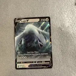 Pokemon Lugia v TCG Silver Tempest Holo Ultra Rare Card 138/195 - Image 1