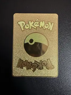 ⚡ Pikachu V SWSH063 Gold Metal Pokemon Card - Promo - NM/M ✨ - Image 2