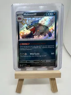 Pokemon TCG - Mabostiff Paldean Fates 188/91 Holographic Shiny Rare - NM/M Card - Image 1