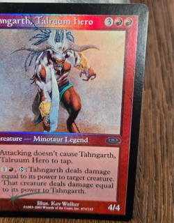 MTG Tahngarth, Talruum Hero (Alt. Art Foil) Mint Condition Foil Planeshift - Image 3