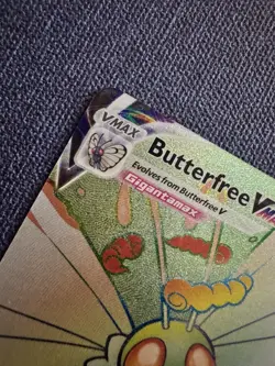 Pokemon TCG Butterfree VMAX Darkness Ablaze Card 190/189 Secret Rare Holo - Image 5