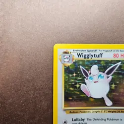 Wigglytuff 16/64 Pokemon Jungle Holo Rare Card - LP - Image 2