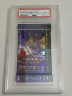 MAGIC THE GATHERING LORD OF THE RINGS COLLECTOR BOOSTER - SPECIAL EDITION PSA 8 - Image 1