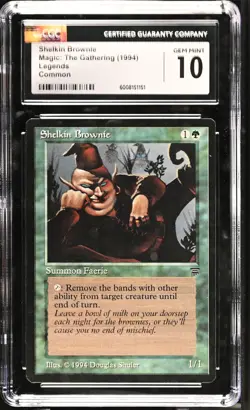 SHELKIN BROWNIE Legends CGC 10 Gem Mint MTG [Nostalgium] - Image 1