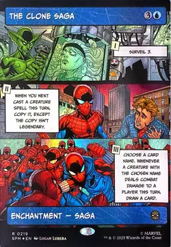 The Clone Saga (Borderless) Foil R Marvel's Spider-Man 219 NM - Image 1