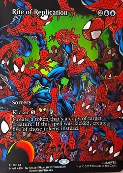 Rite of Replication (Borderless) Foil M Marvel Universe Eternal-Legal 14 NM - Image 1