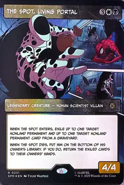 The Spot, Living Portal (Borderless) Foil R Marvel's Spider-Man 231 NM - Image 1