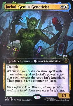 Jackal, Genius Geneticist (Extended Art) Foil R Marvel's Spider-Man 272 NM - Image 1