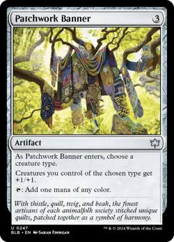 MTG Patchwork Banner BloomBurrow Uncommon Artifact NM - Image 2