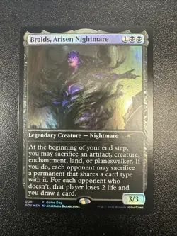 Braids, Arisen Nightmare Game Day & Store Championship Promos Foil 008 NM JL - Image 1