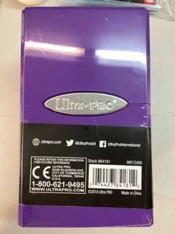 MTG Purple Ultra Pro Satin Tower Deck Box (BIN) Graded Power - Image 3