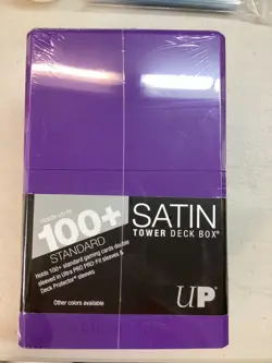 MTG Purple Ultra Pro Satin Tower Deck Box (BIN) Graded Power - Image 4