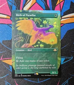 Birds of Paradise NM Borderless MTG Dominaria Remastered DMR Unplayed Magic - Image 1